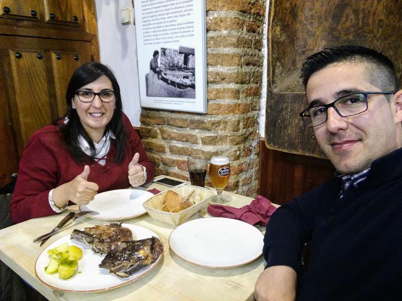 Restaurante Siglo Doce donde comer en Ávila hoy viajamos