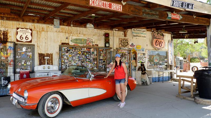 Ruta 66 hasta el Gran Cañón Hackberry General Store hoy viajamos
