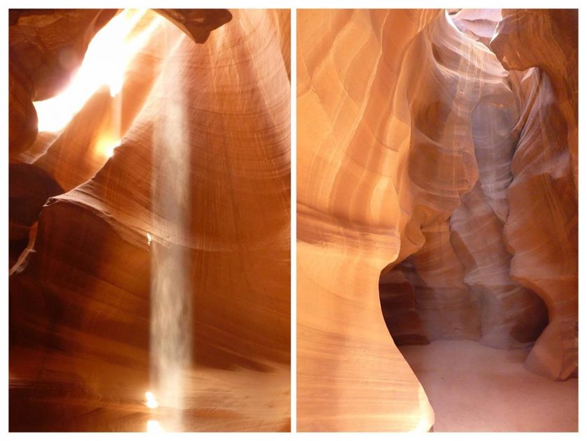 Visitar Antelope Canyon ¿upper o lower? rayos de luz antelope canyon hoy viajamos