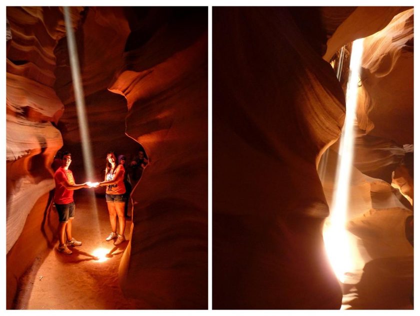Visitar Antelope Canyon ¿upper o lower? efectos luz y tierra hoy viajamos