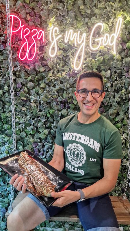 Pizza Store Valencia pizza de nutella hoy viajamos