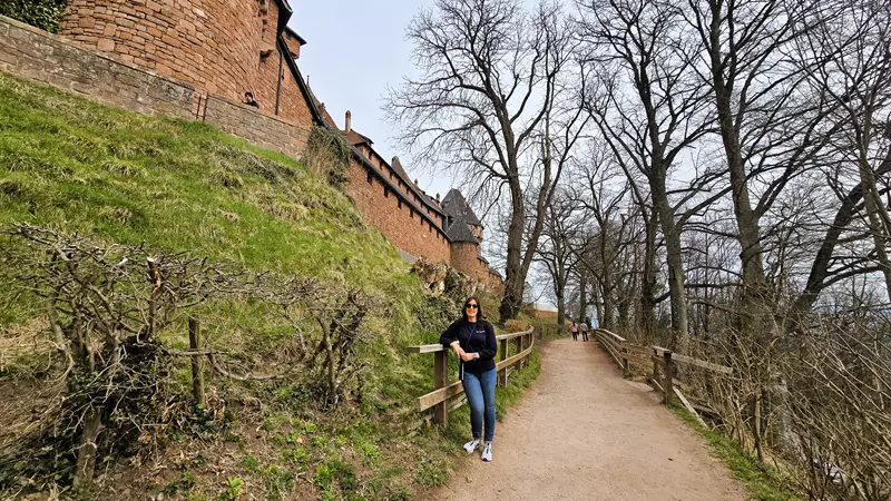Castillo de Haut-Koenigsbourg ruta por Alsacia hoy viajamos