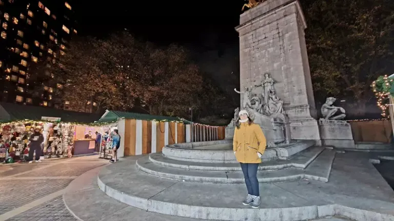 Mercado Colombus, Nueva York en Navidad