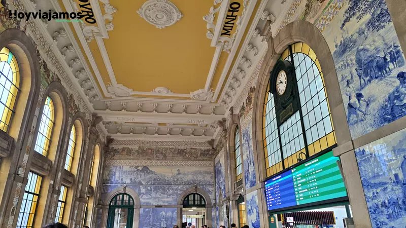 Estación de São Bento, ¿Qué ver en Oporto en 2 días? Hoy Viajamos
