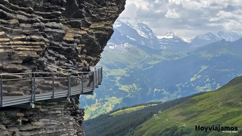 Pasarelas First Cliff Walk, Ruta por Suiza de 5 días, Hoy Viajamos