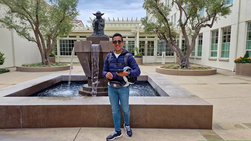 Fuente de Yoda, Sede de Lucasfilm en San Francisco