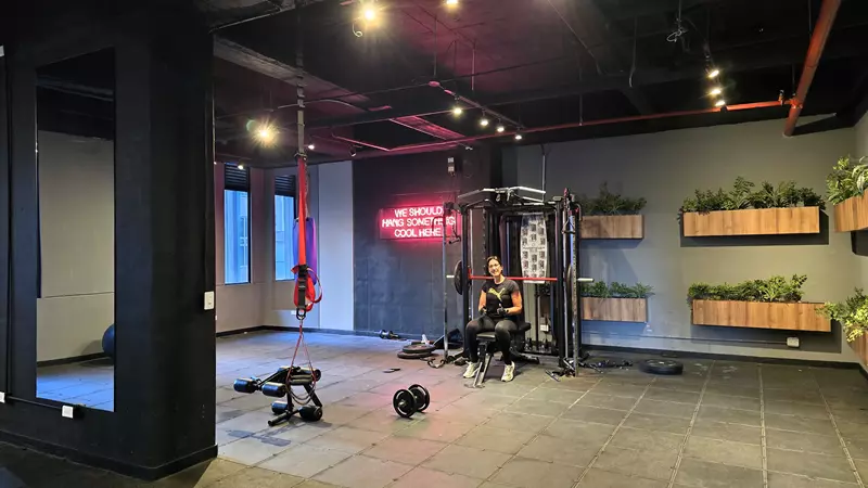 Gimnasio del Hotel Spotty Bogotá