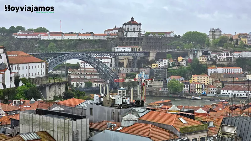 Vista desde Oporto del Monasterio da Serra do Pilar. ¿Qué hacer en Oporto?