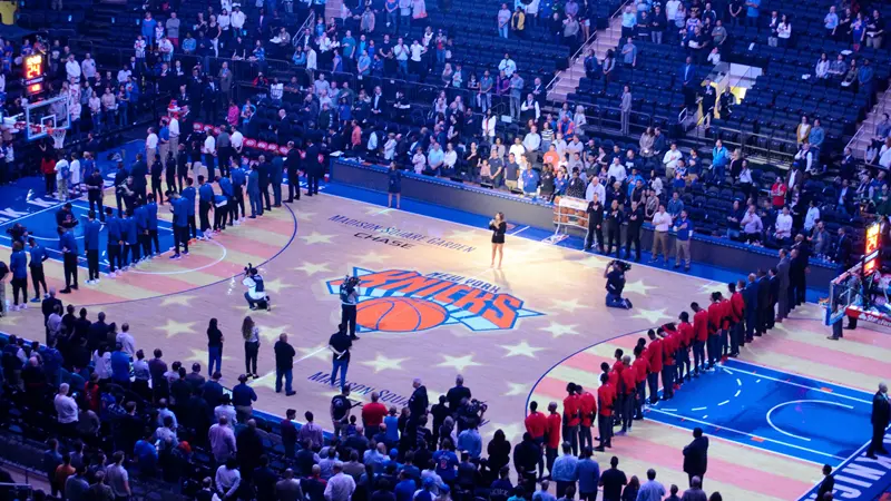 Partido NBA en Madison Square Garden, Ruta por la Costa Este de los EEUU
