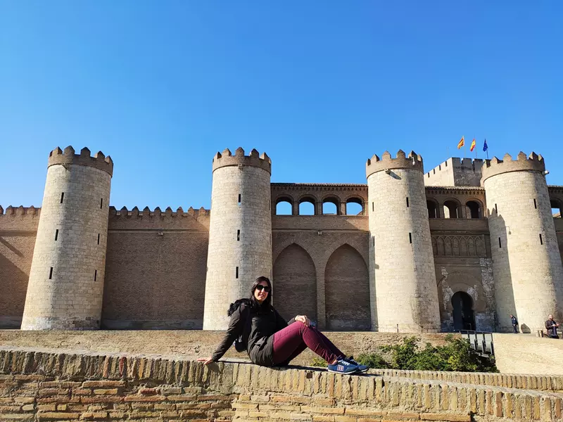 Murallas Arcos Palacio de la Aljafería