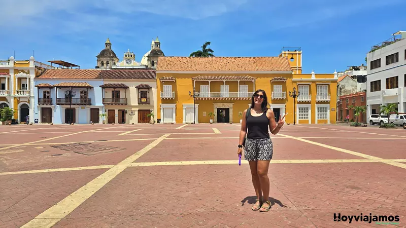 Plaza de Santa Domingo cartagena de indias hoy viajamos