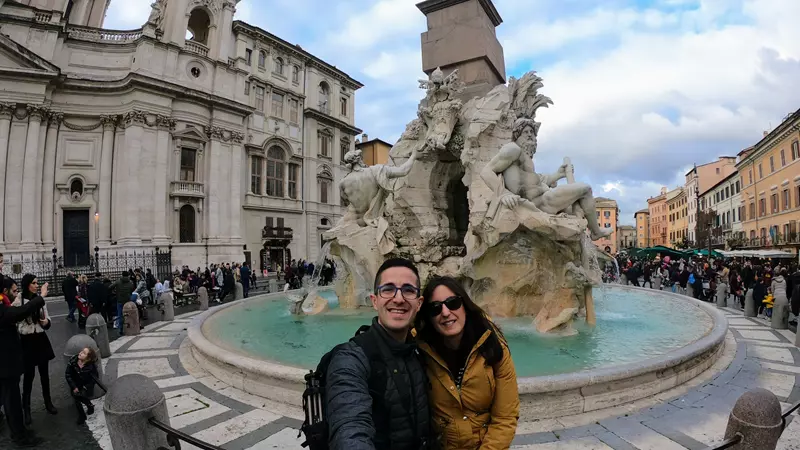 Plaza Navona, que ver en roma en 4 días, hoy viajamos