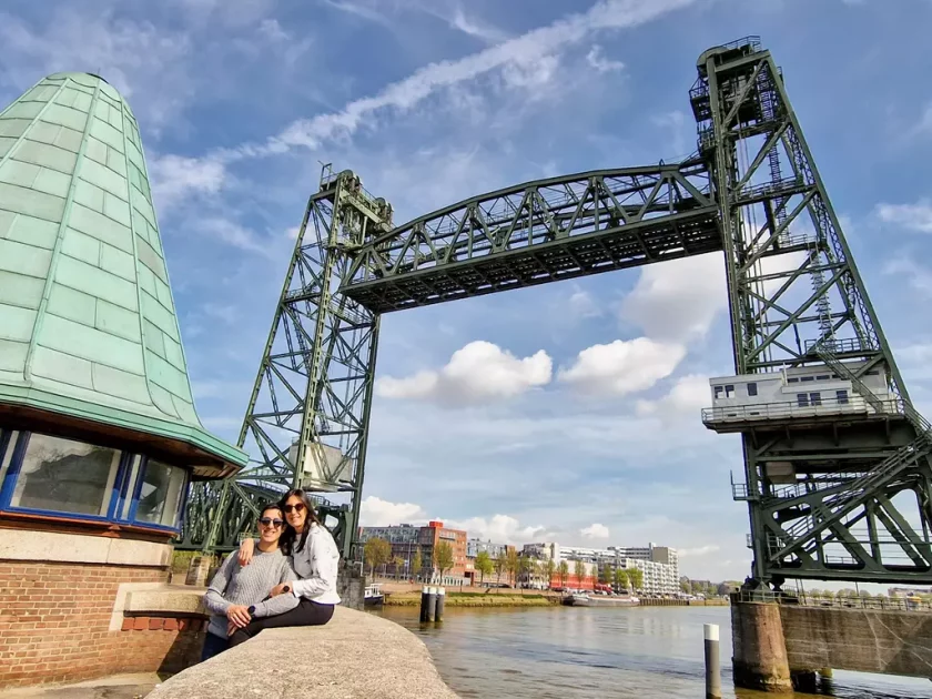 Que ver en Rotterdam en un día, puente de hef, hoy viajamos