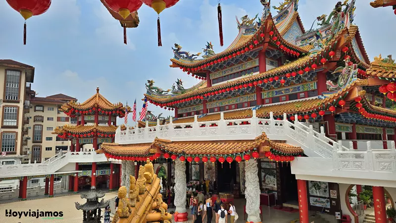 Templo Thean Hou de Kuala Lumpur durante nuestra ruta por Malasia