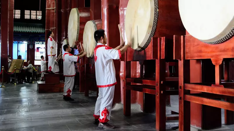 Torre del tambor, Ruta por China de 15 días