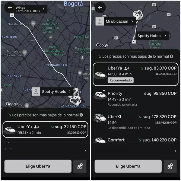 uber en bogota hoy viajamos