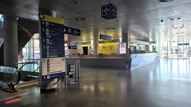 hertz aeropuerto Alsacia Basilea hoy viajamos
