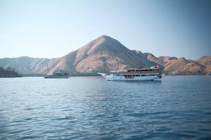 Nuestro barco para el Tour por Komodo