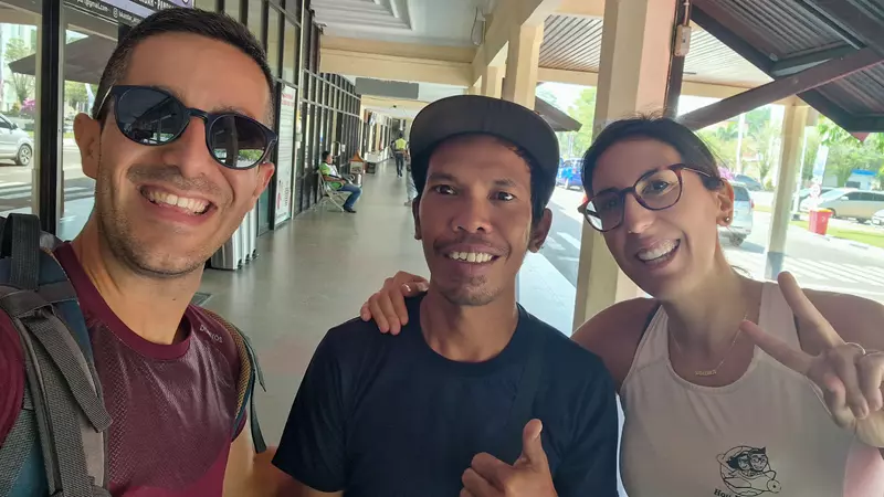 Buddy nuestro guía en Borneo, ruta por Indonesia