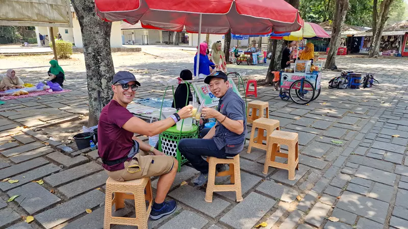 Nuestro guia Daddy, ¿Dónde comer en Yogyakarta?