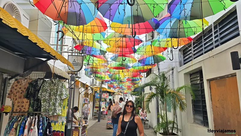 Centro histórico de George Town en la isla de Penang Malasia