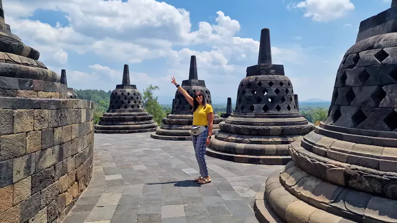 Parte alta Templo de Borobudur