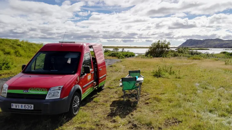 campervan en Islandia hoy viajamos