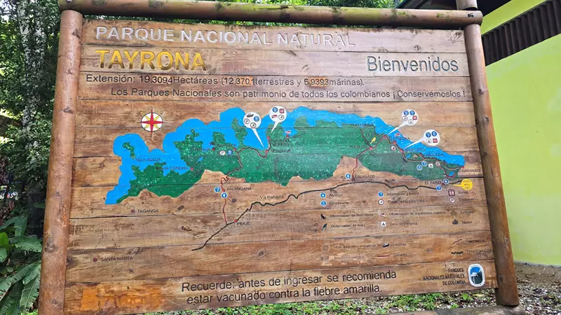 Información Parque Tayrona, Ruta por Colombia por Libre