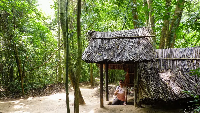 Como ir a los túneles de Cu chi, caseta de entrada