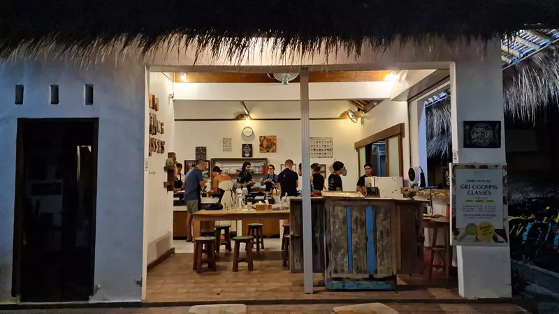taller de cocina en gili air, hoy viajamos