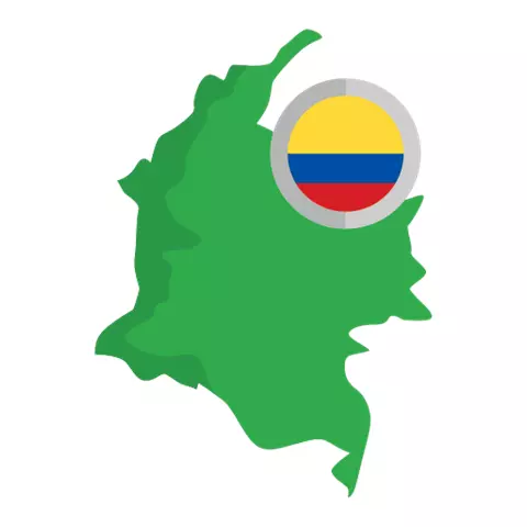 mapa Colombia hoy viajamos