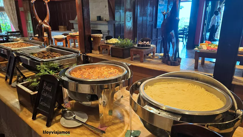 Comida en lso hoteles kenia