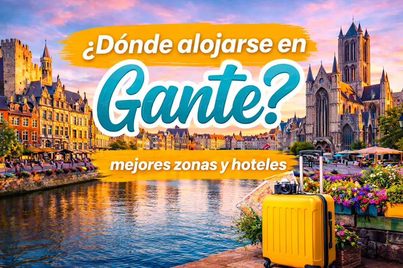 Dónde alojarse en Gante: Mejores zonas y hoteles recomendados