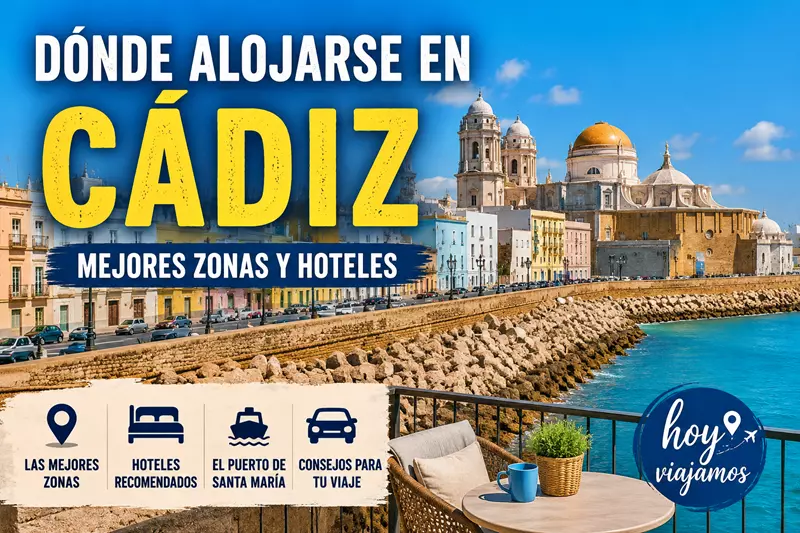 ¿Dónde alojarse en Cádiz? Hoy Viajamos