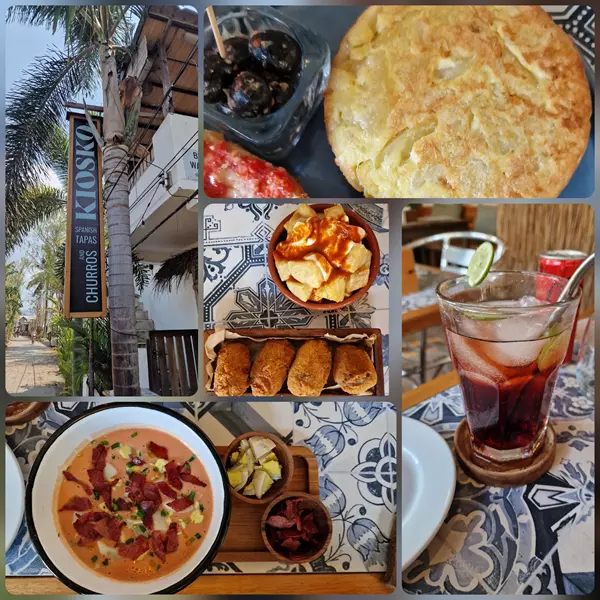 comida española en gili air, el kiosko gili air, donde comer en gili air, hoy viajamos blog de viajes