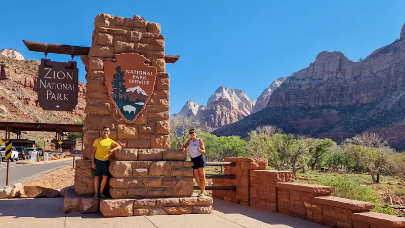 Parque Nacional Zion entrada parque