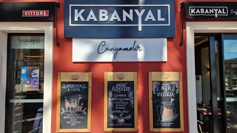 Entrada restaurante Kabanyal-Canyamelar