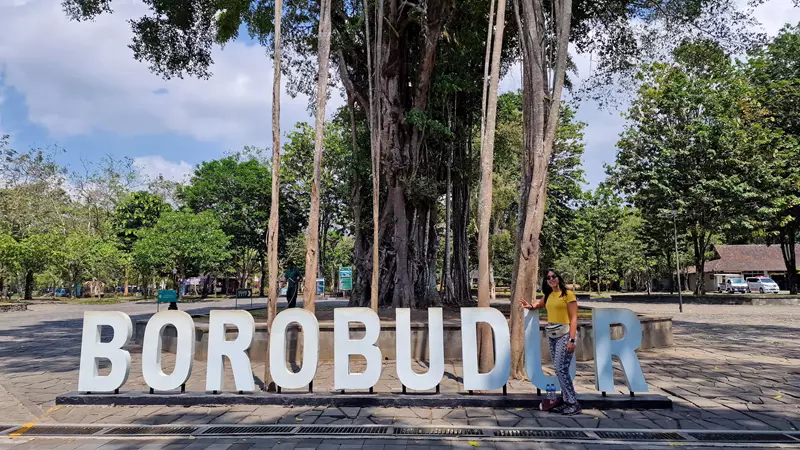 Entrada del Templo de Borobudur