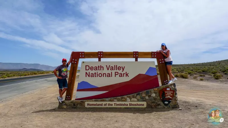 Entrada Death Valley, que ver en el Valle de la Muerte