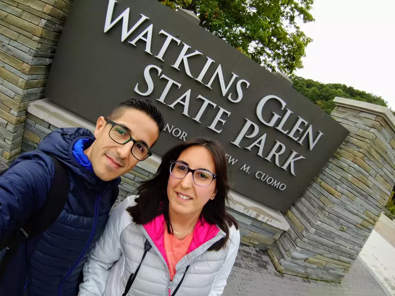 Inicio Watkins Glen State park, que ver en Ithaca