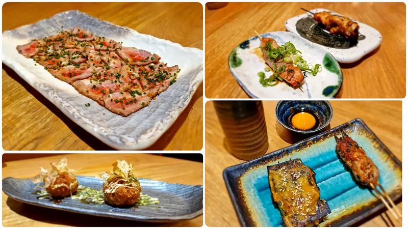 Platos restaurante Hikari Yakitori Valencia