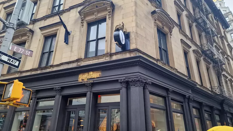 Fachada, Tienda de Harry Potter Nueva York