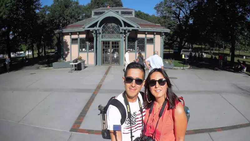 Aquí podéis ver la lineal roja del Freedom Trail de Boston