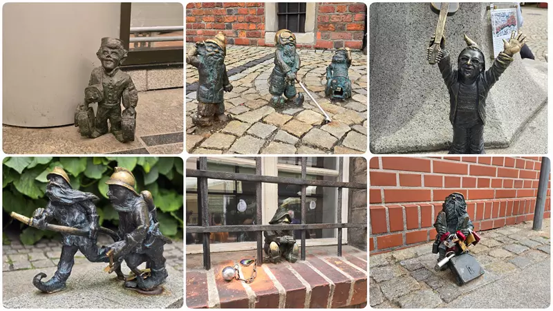 Algunos Gnomos que puedes encontrar, ¿Qué ver en Wroclaw en 4 días?