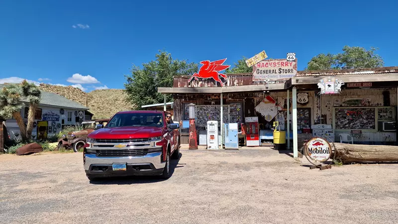 Hacberry General Store Ruta 66 , ruta por la Costa Oeste de 15 días
