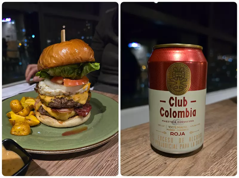 Las hamburguesas en Bogotá son excelente hoy viajamos