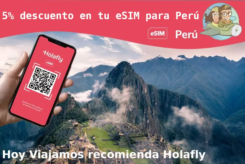 esim perú codigo descuento 5% hoy viajamos