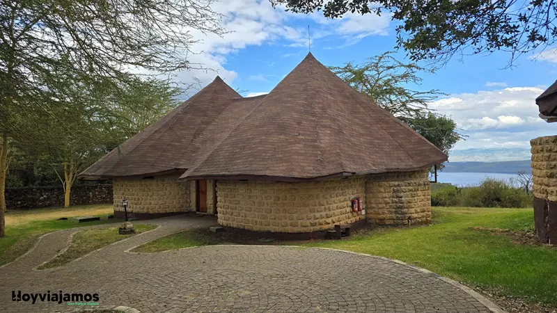 Nuestro hotel en el Lago Nakuru