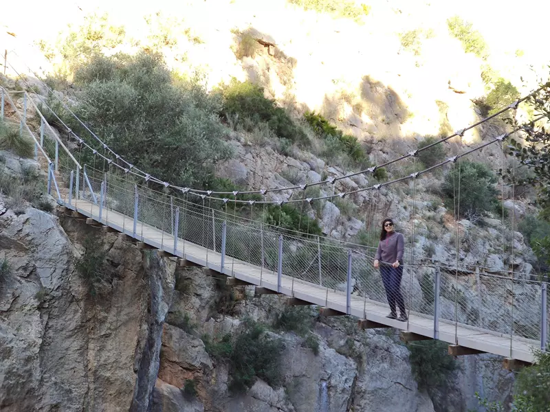 Puentes colgantes de Chulilla hoy viajamos