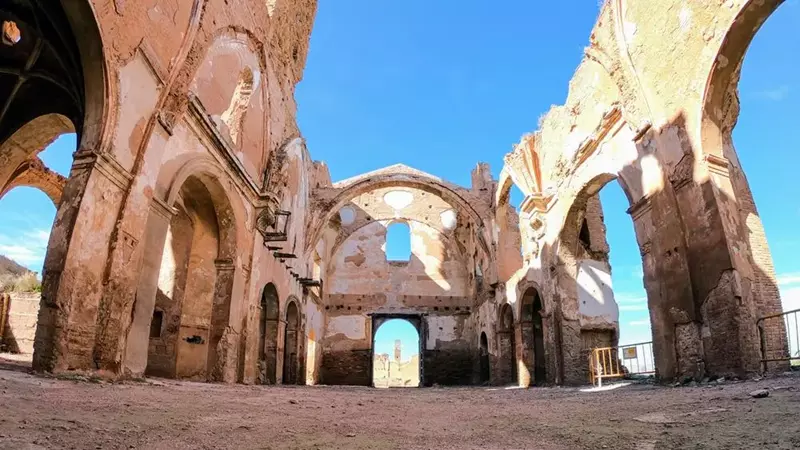 iglesia belchite viejo hoy viajamos
